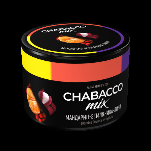 Бестабачная смесь Chabacco Mix Medium Tangerine Strawberry Lychee 40 грамм в Казани