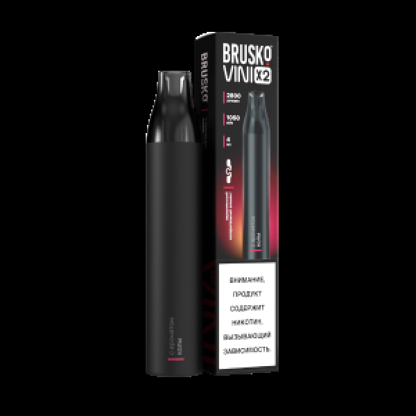Электронка Brusko Vini X2 Кола 2800 затяжек в Казани