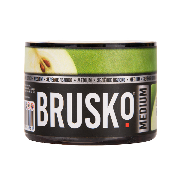 Бестабачная смесь Brusko Zero Зелёное Яблоко 50 грамм в Казани
