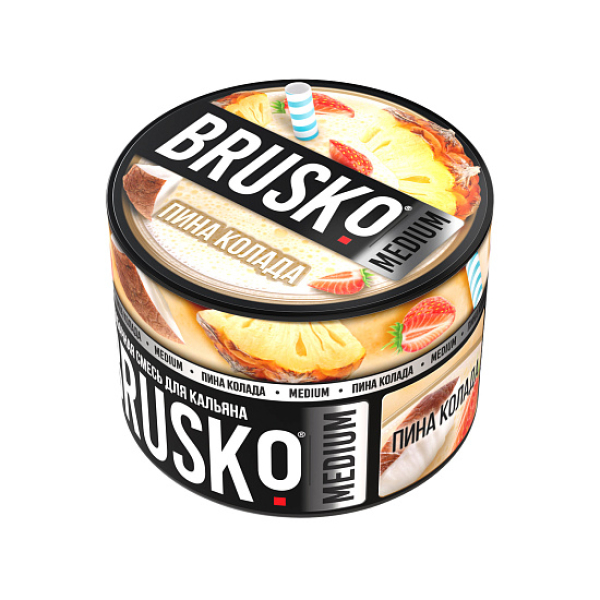 Бестабачная смесь Brusko Zero Пина Колада 50 грамм в Казани