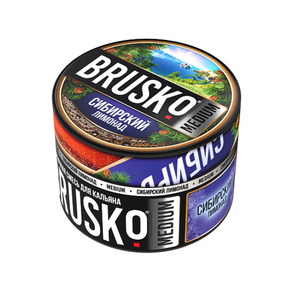 Бестабачная смесь Brusko Zero Сибирский Лимонад 50 грамм в Казани