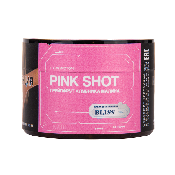 Табак BLISS Pink Shot 40 грамм в Казани