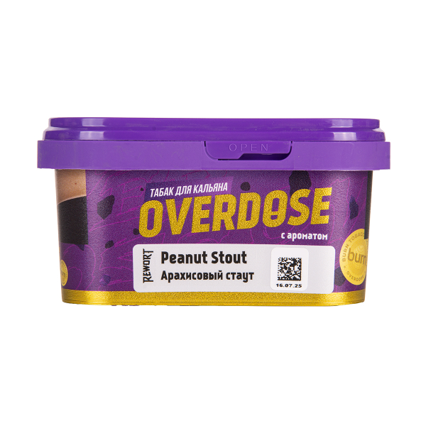 Табак Overdose Peanut Stout 200 грамм в Казани