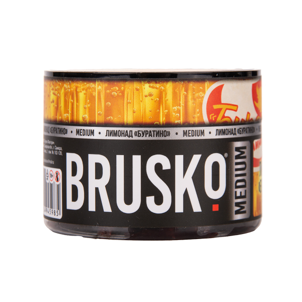 Бестабачная смесь Brusko Лимонад «   Буратино» 50 грамм в Казани