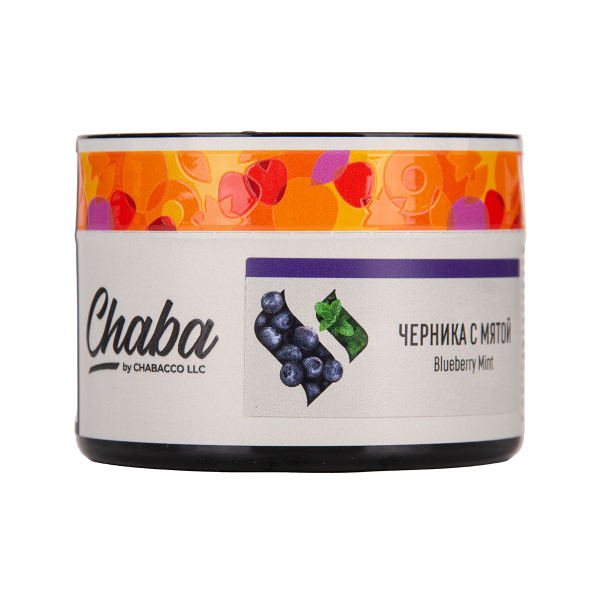 Бестабачная смесь Chaba Blueberry Mint Nicotine Free 40 грамм в Казани