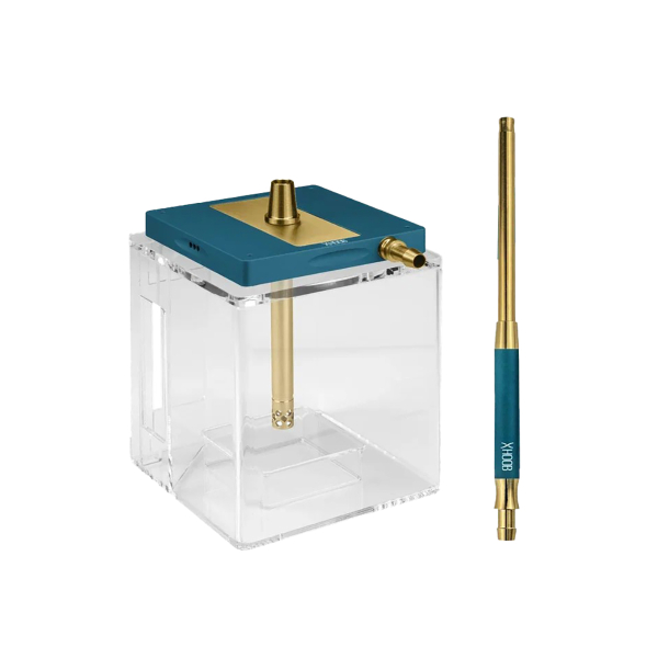 Кальян Hoob Atom Marine Blue X Gold | Hoob Cube в Казани
