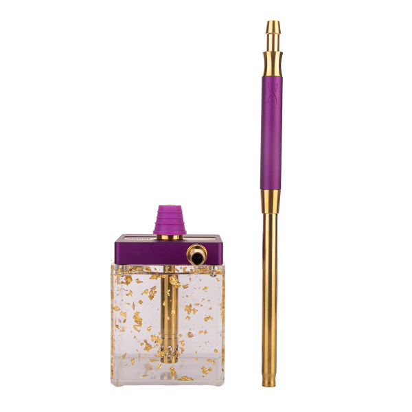 Кальян Hoob Subatom Royal Purple X Gold | Cube Mini Gold в Казани