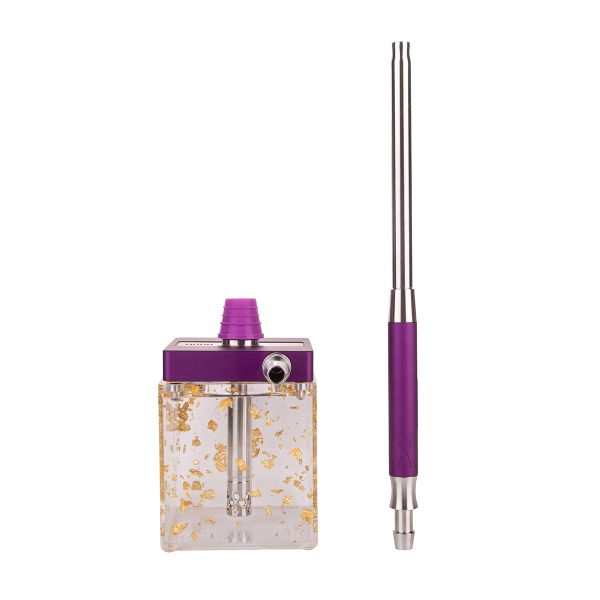Кальян Hoob Subatom Royal Purple X Ss | Cube Mini Gold в Казани