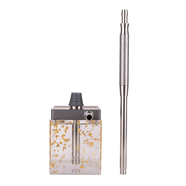 Кальян Hoob Subatom Space Grey X Ss | Cube Mini Gold в Казани