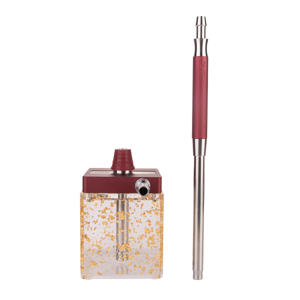 Кальян Hoob Subatom Wine Red X Ss | Cube Mini Gold в Казани