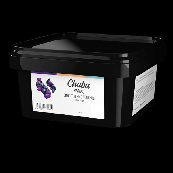 Безникотиновая смесь Chaba Mix Grape Drops Виноградные Леденцы 200 грамм в Казани