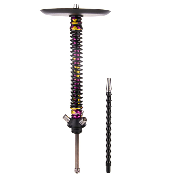 Кальян Mamay Customs Coilover Большой   Пурпурный/золотой Камуфляж Чёрный в Казани