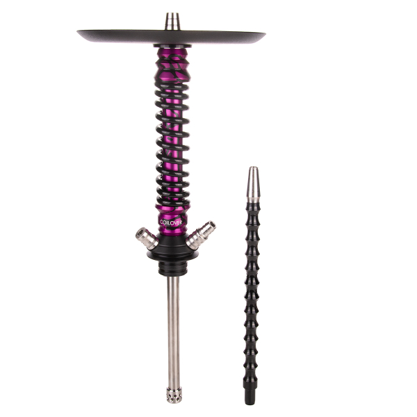 Кальян Mamay Customs Coilover Mini  Пурпурный Сплеш Чёрный в Казани