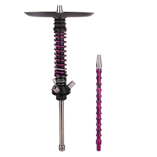 Кальян Mamay Customs Coilover Mini  Чёрный Пурпурный Сплеш в Казани