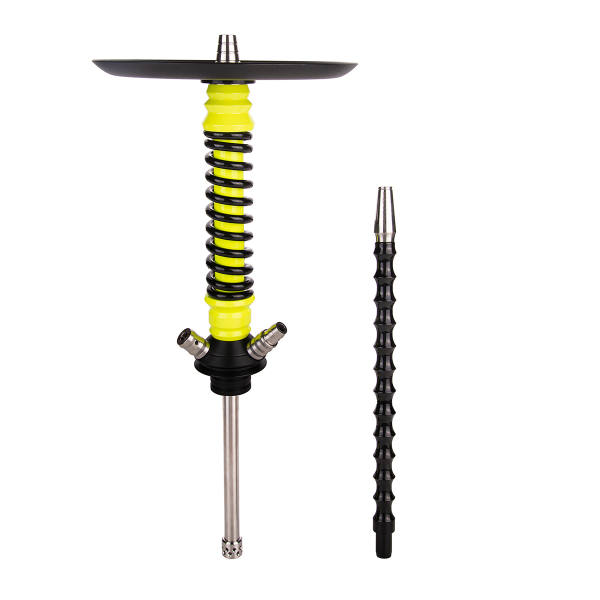 Кальян Mamay Customs Coilover Mini  Жёлтый Флюр Чёрный в Казани