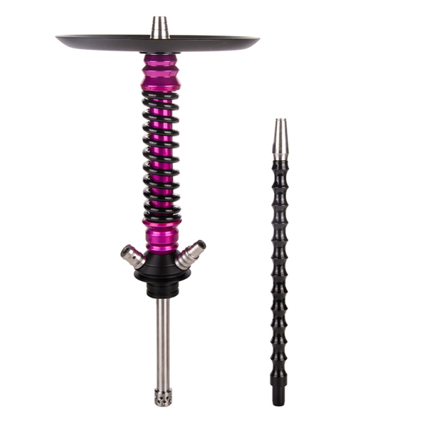 Кальян Mamay Customs Coilover Mini  Розовый Лак Чёрный в Казани