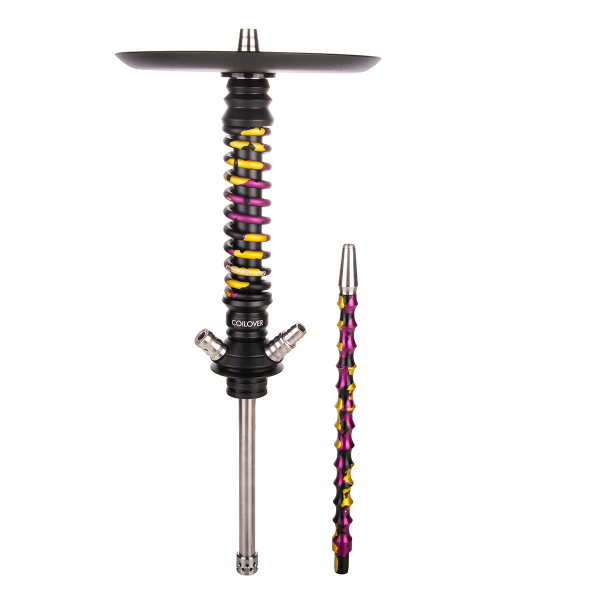 Кальян Mamay Customs Coilover Mini   Чёрный Пурпурный/золотой Камуфляж в Казани