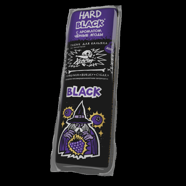 Табак Хулиган Hard Black Черные Ягоды 200 грамм в Казани