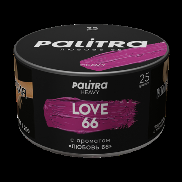 Табак Palitra Heavy Любовь 66 Love 66 25 грамм в Казани
