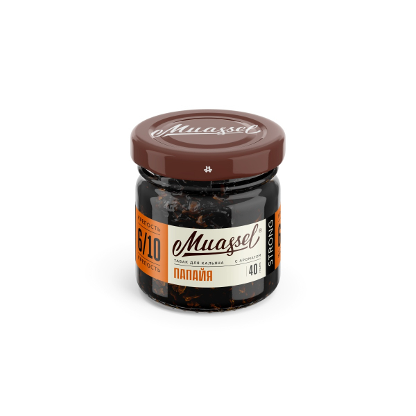 Табак Muassel Extra Strong Папайя 40 грамм в Казани