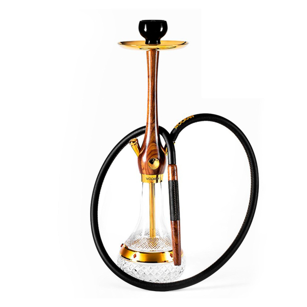 Кальян Wookah Walnut Gold Amber Click (золотой, 64 см) в Казани